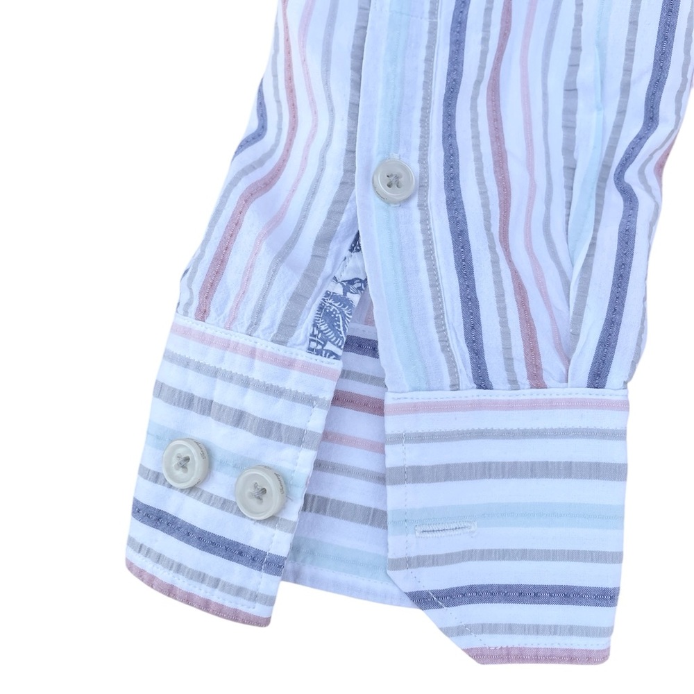 Tommy Bahama Men’s Cotton Striped Button Shirt - Picture 4 of 6
